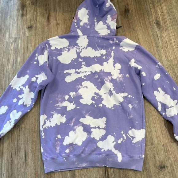Team Ninja X Jessica Blevins Gamer Hoodie Size L Purple Tie Dye Sweatshirt Audio - Picture 2 of 8